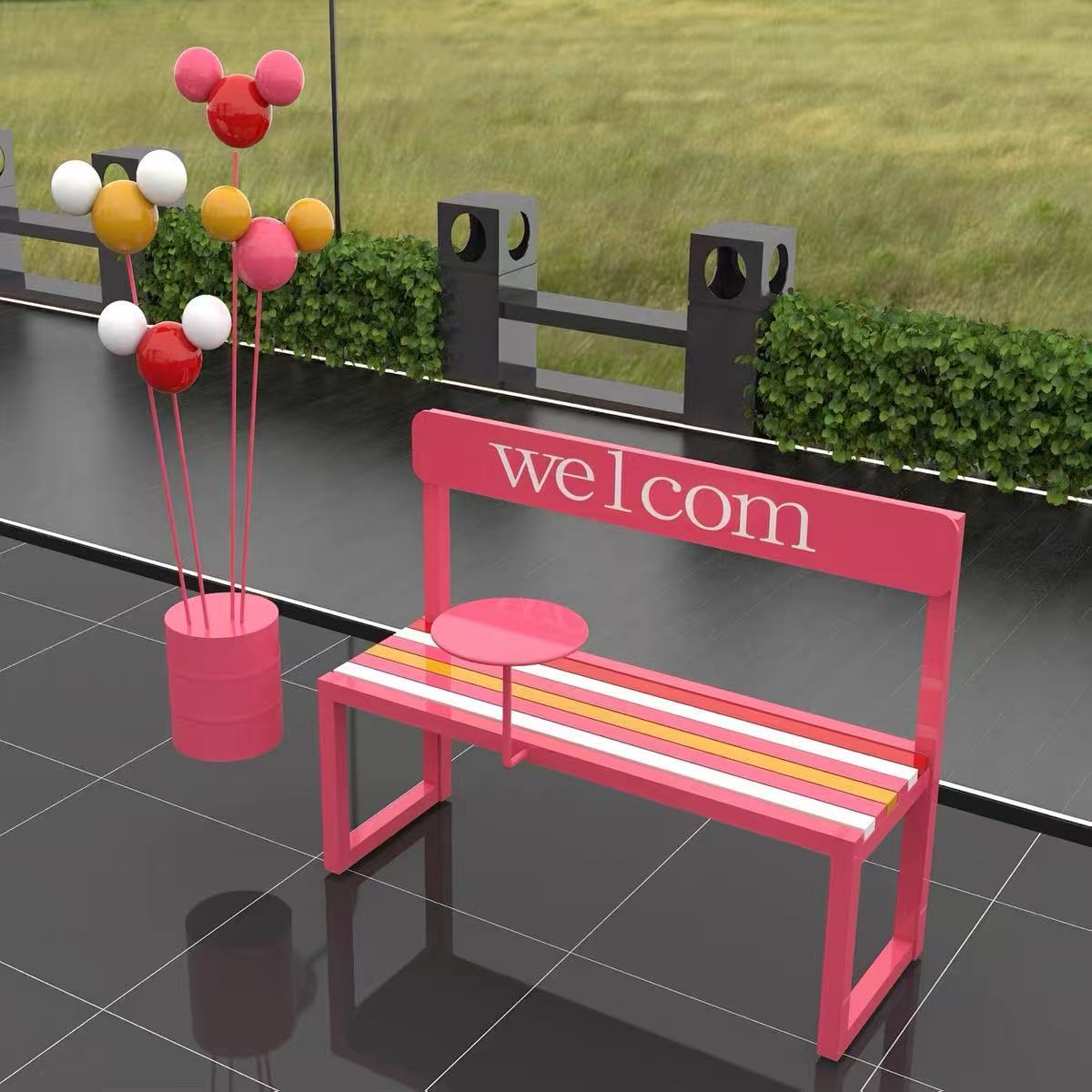 Coffee Tea Lounge - Outdoor design sense park milk tea