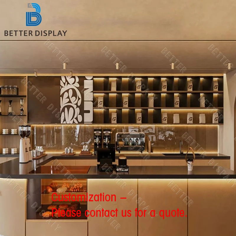 Coffee Tea And Company - custom.Modern Cashier Coffee Milk Tea Shop