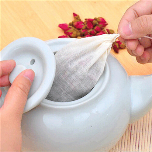 1pc/10Pcs Cotton Tea Bags Musl - Coffee Tea Gardens review and price