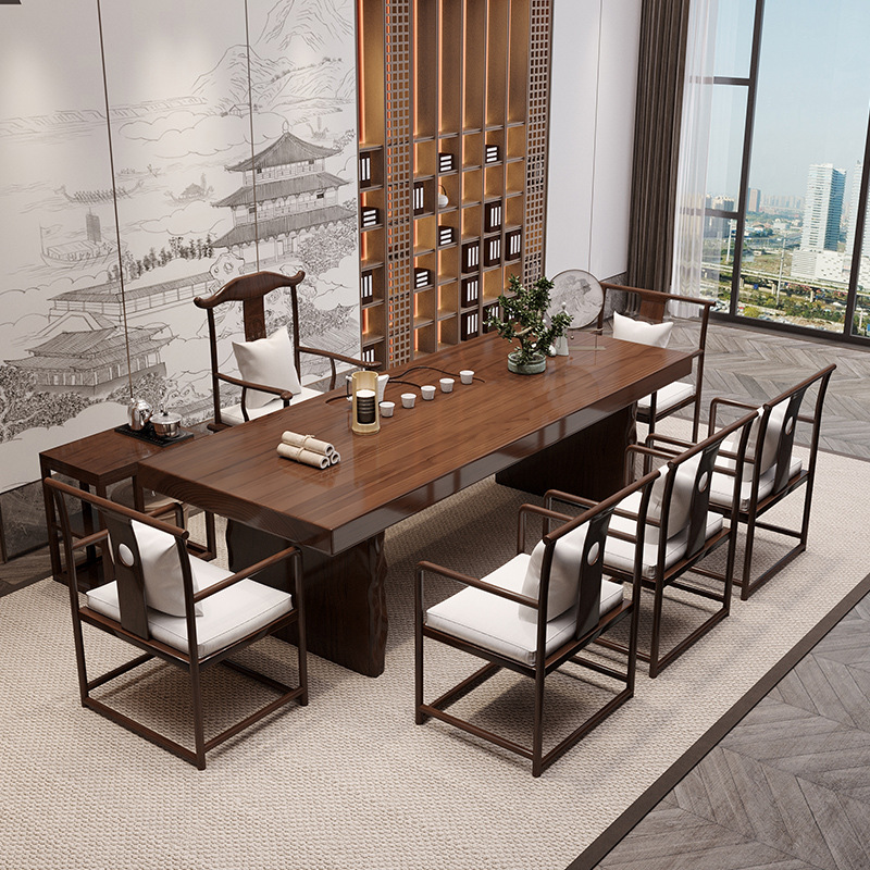 Log tea table Zen home living  - Coffee Tea And Company review and price