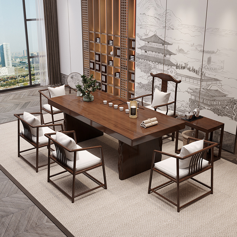 Log tea table Zen home living  - Coffee Tea And Company review and price